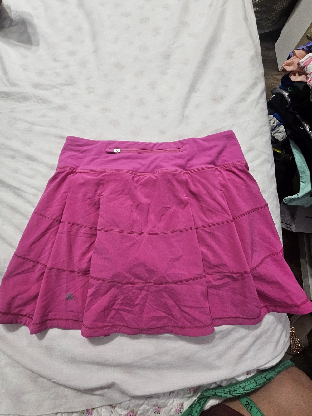 lululemon athletica Hot Pink Athletic Skirt Skort Under 4 Tall - Picture 6 of 10
